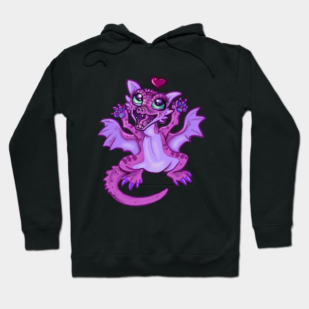 Baby Dragon Love Hoodie by Shadowind